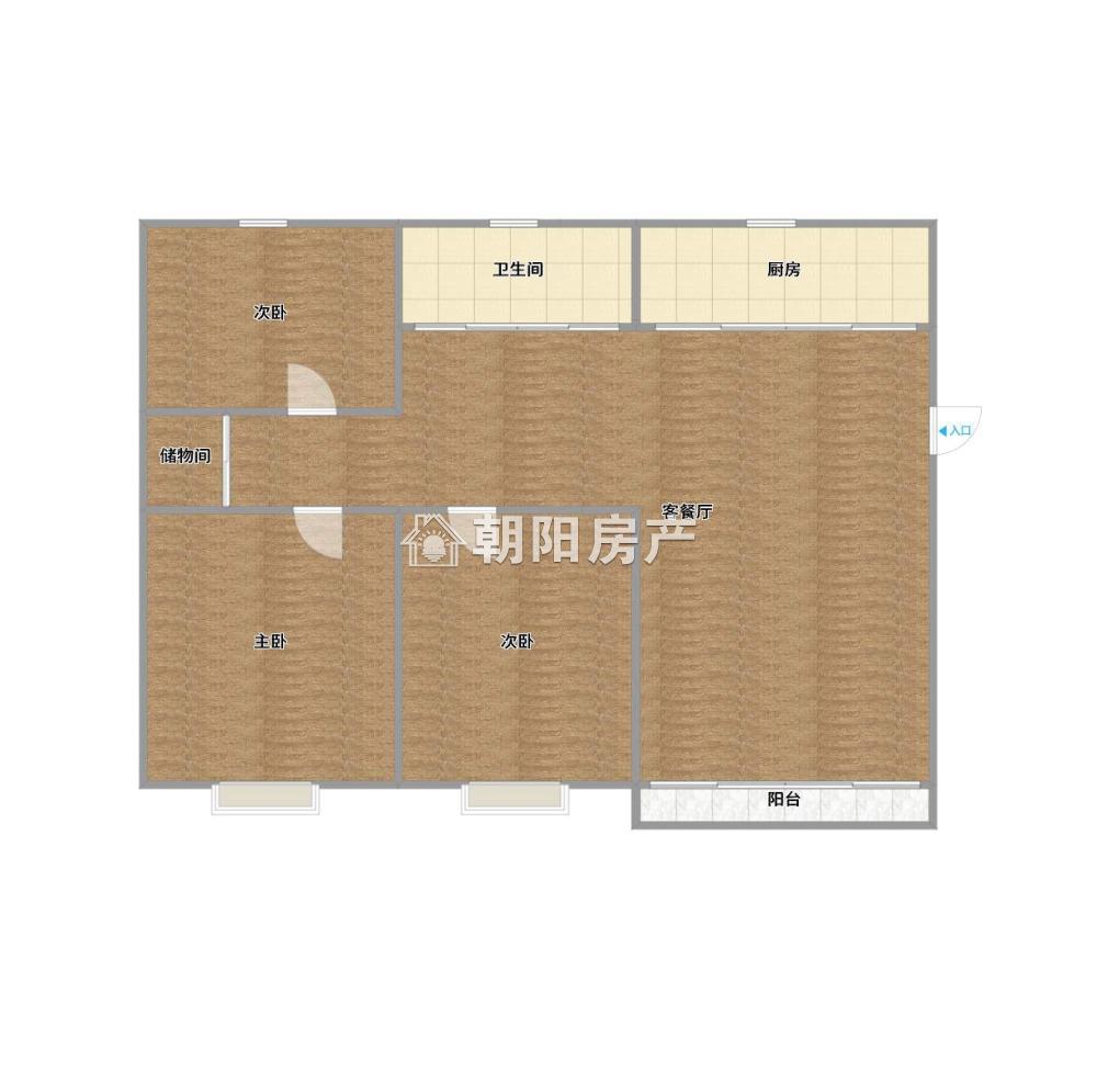 龙泉村3室2厅1卫127.12平方75.00万