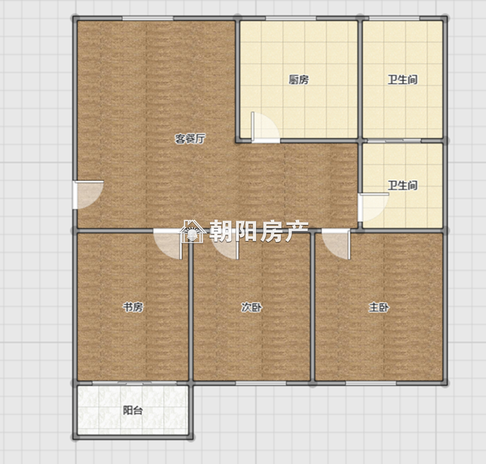 龙泉北村3室2厅1卫95.36平方38.50万
