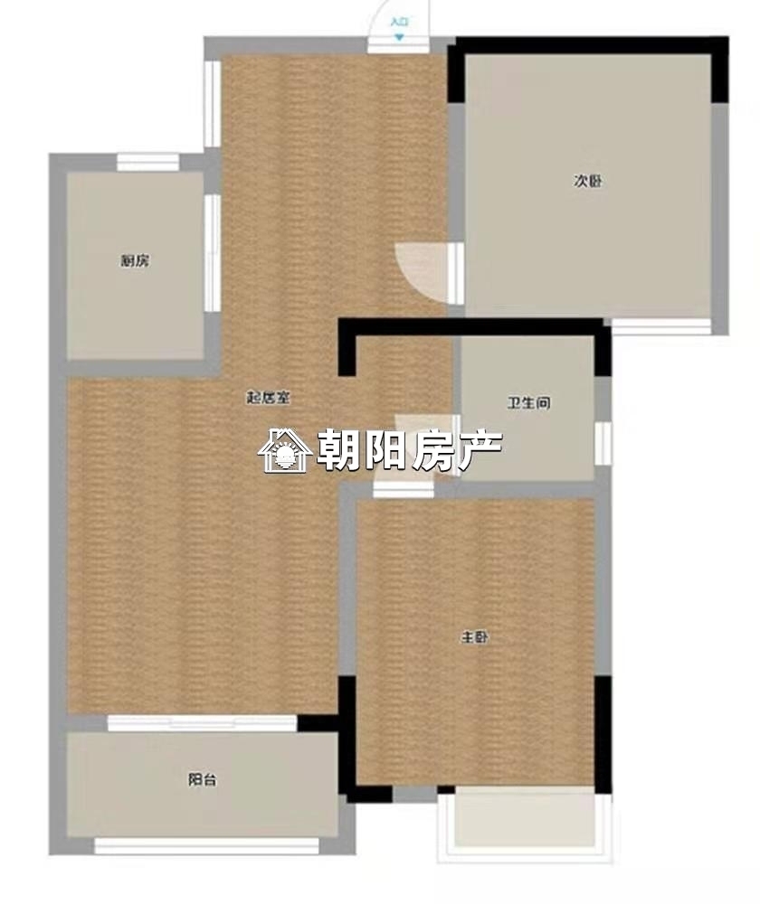 上郑广场翰林锦里2室2厅1卫93.57平方63.00万