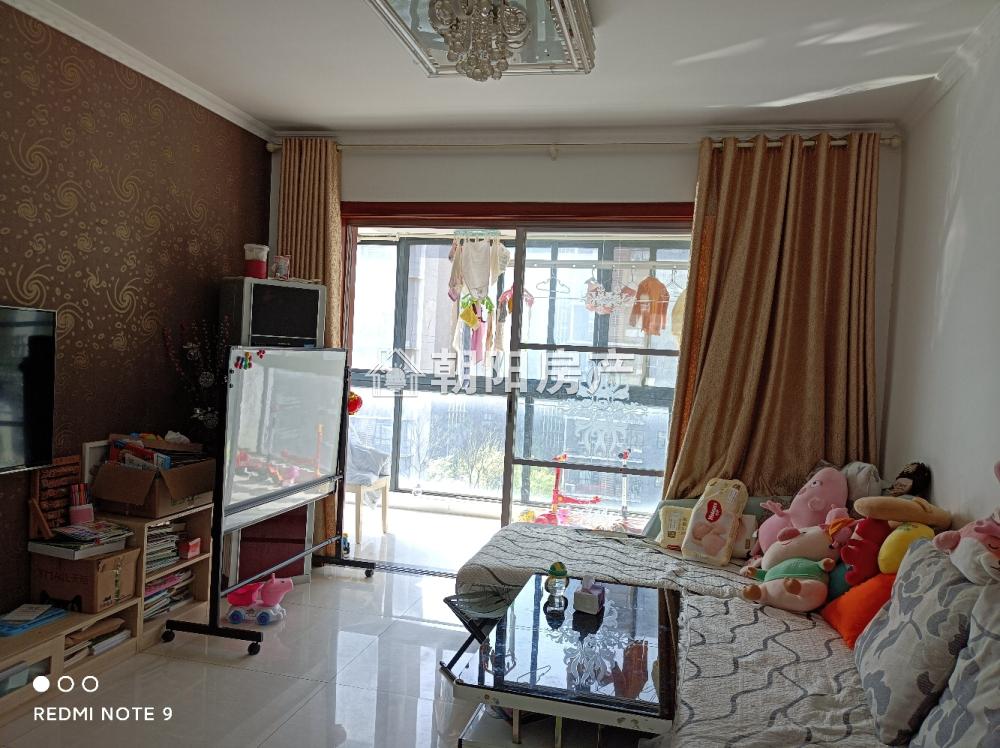 淮河新城三期精装3室2厅62万拎包入住双阳台。