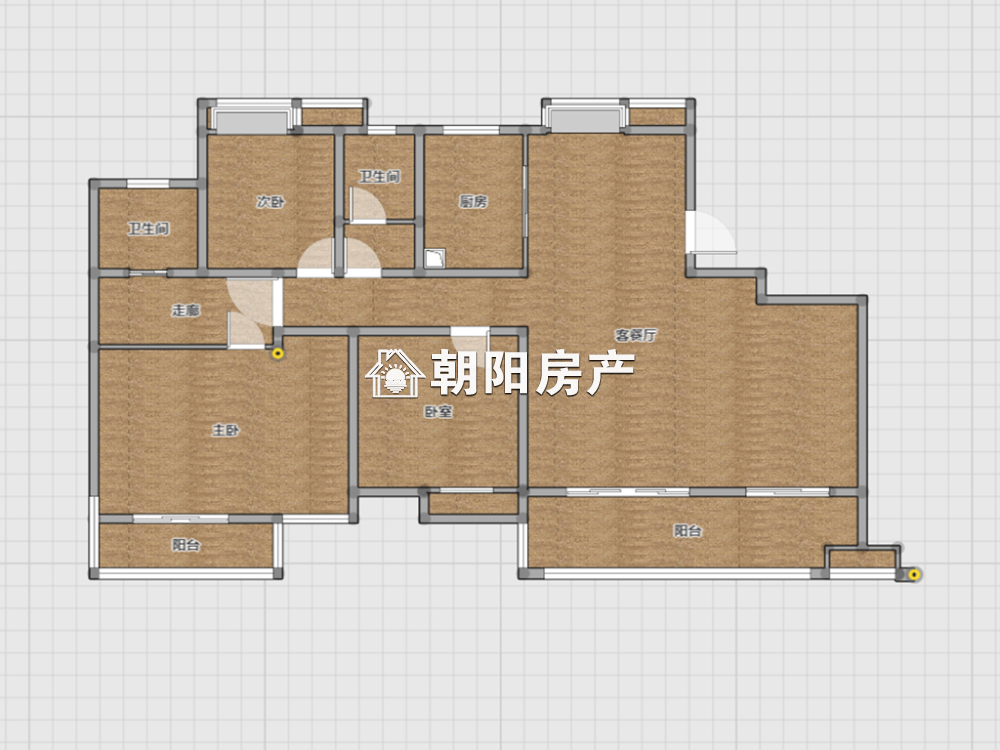 万创御香山4室2厅2卫151.67平方140万