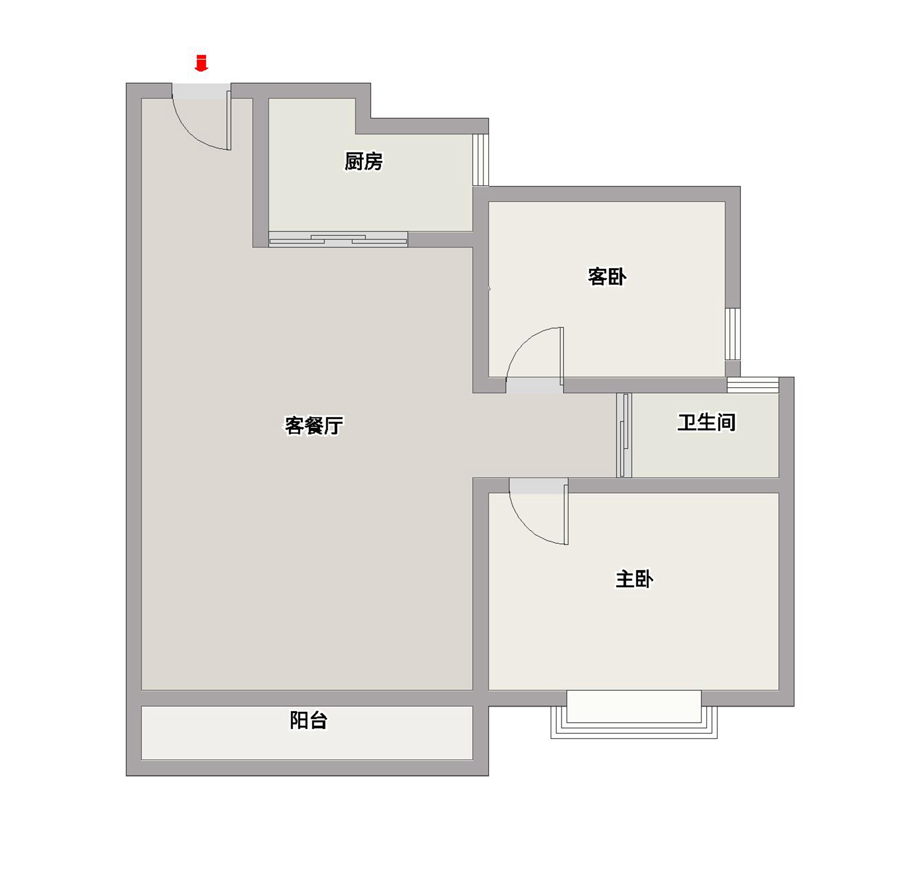 上东锦城2室2厅1卫95.95平方93.00万