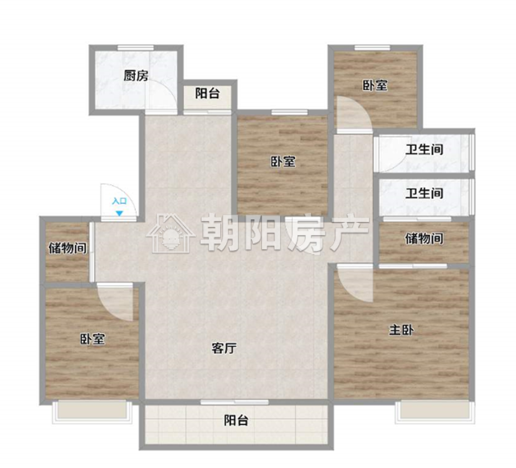 中南漫悦湾4室2厅2卫146.79平方118.00万