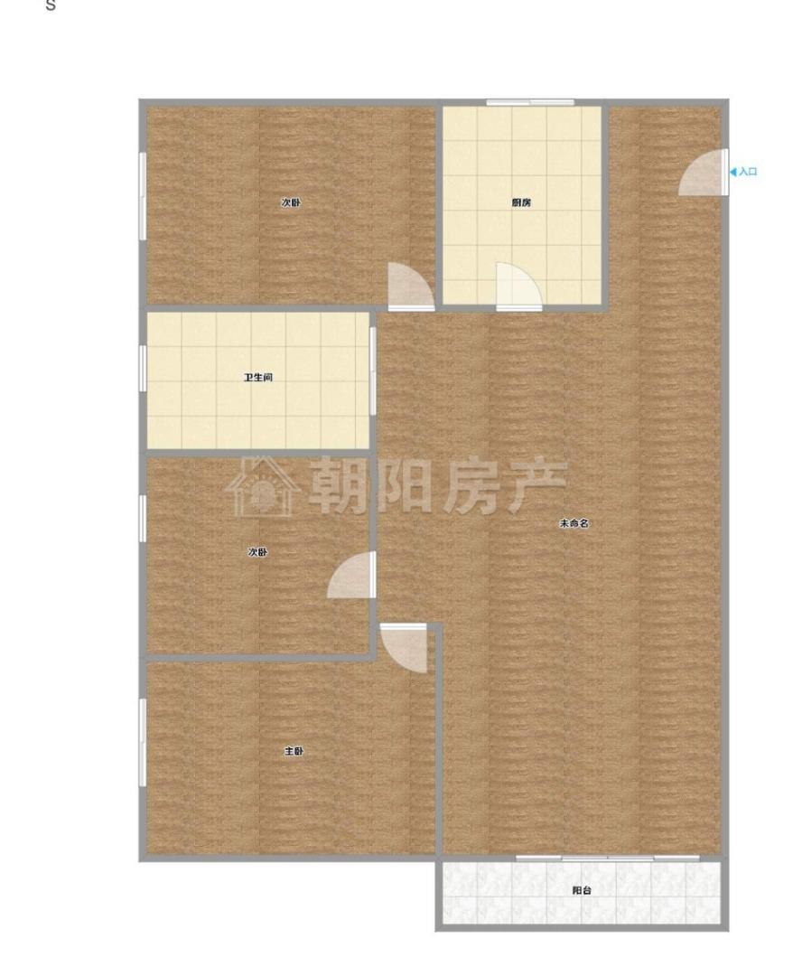 中化国际城B13室2厅1卫112.47平方1800元/月