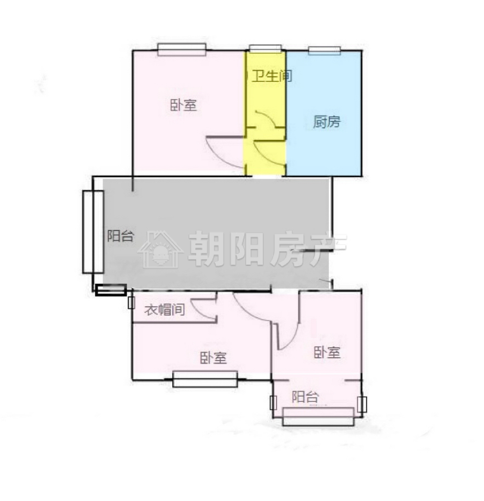 东方蓝海3室2厅2卫137.32平方105.00万