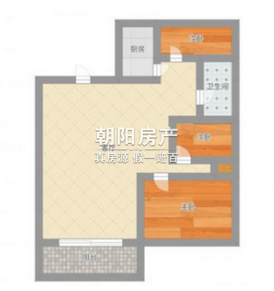 九龙湾3室2厅1卫119.63平方48.00万
