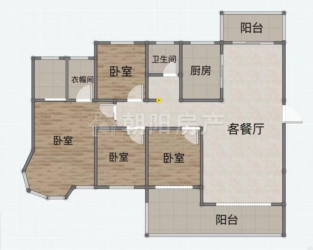 广弘城4室2厅2卫150.16平方100.00万